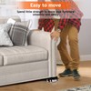Ronlap Furniture Washing Machine Dolly, Extendable Appliance Rollers Refrigerator Heavy