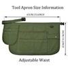 Nanxson Tool Apron Half Canvas Apron With Muti-Pockets for Home