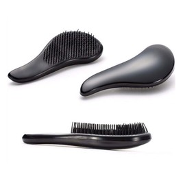 KIRALOVE Hair Brush for Hair - Shaker Tin - Tangle - Gift Idea - Women - Girls - Black