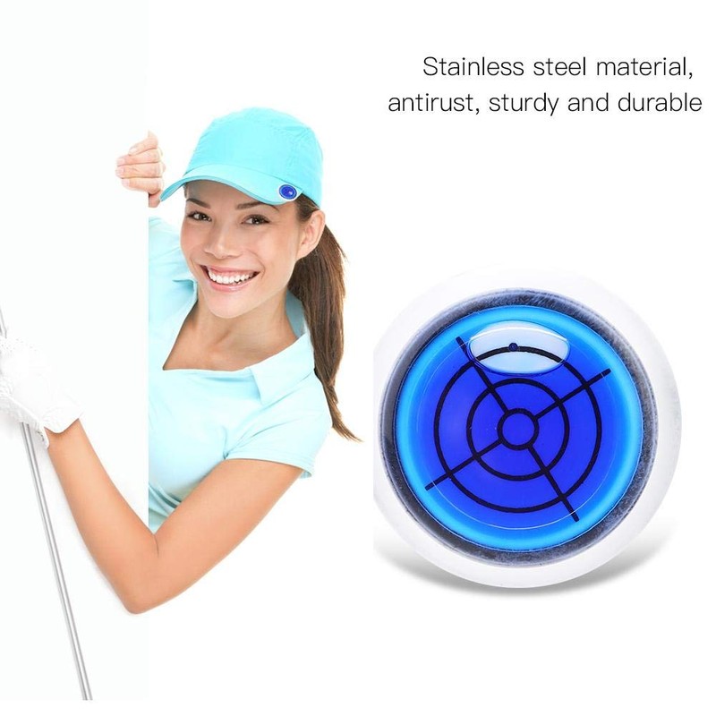Golf Marker, Target Pattern Golf Hat Clip Level Golf Ball