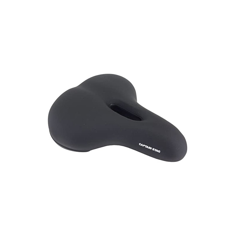 Captain Stag Y-7865 Bicycle Saddle, Soft Saddle, Memory Foam, Perforated