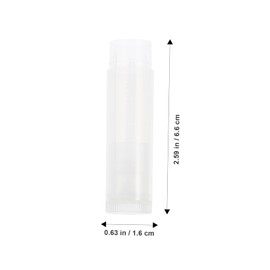 DOITOOL Lip Balm Alternative Tinted Lip Balm Containers Easy Push Wheel Mechanism