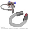 Retractable Hose ABS EVA Durable Rupture Resistant Vacuum Cleaner Accessory