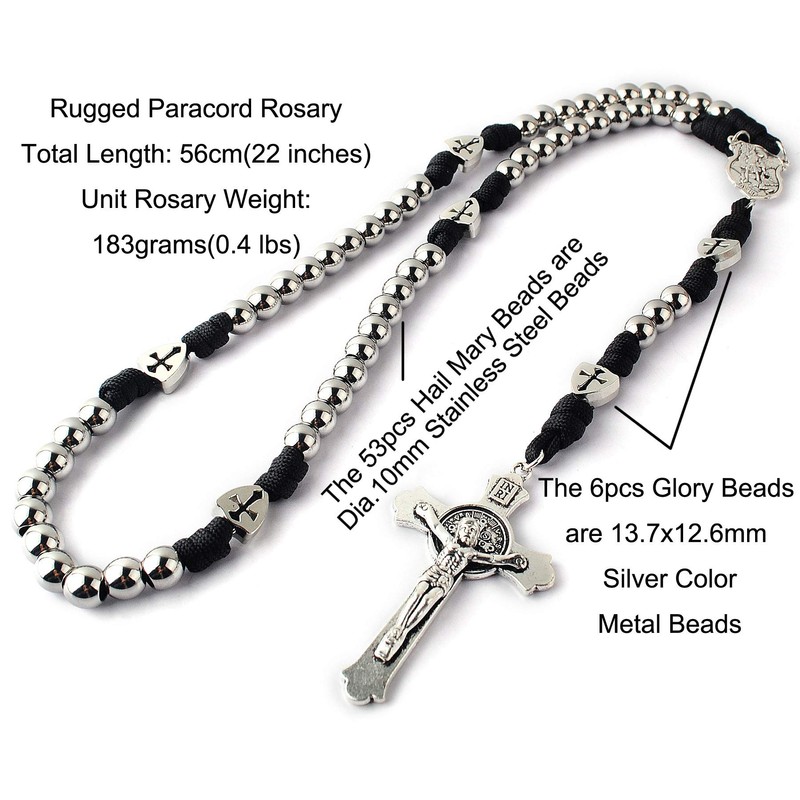 HanlinCC Very LARGE and Heavy Stainless Steel Beads Rugged Durable