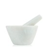 Boska Mörser Spicy/speziell für Gewürze/Spülmaschinenfest/Granit/Weiß / 100 x 100 x