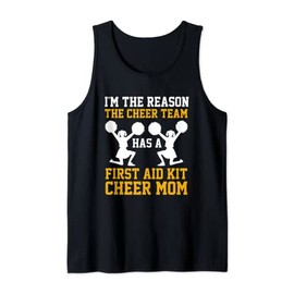 Cheer Mom Cheerleading Cheerleader Team Has First Aid Kit Tank Top