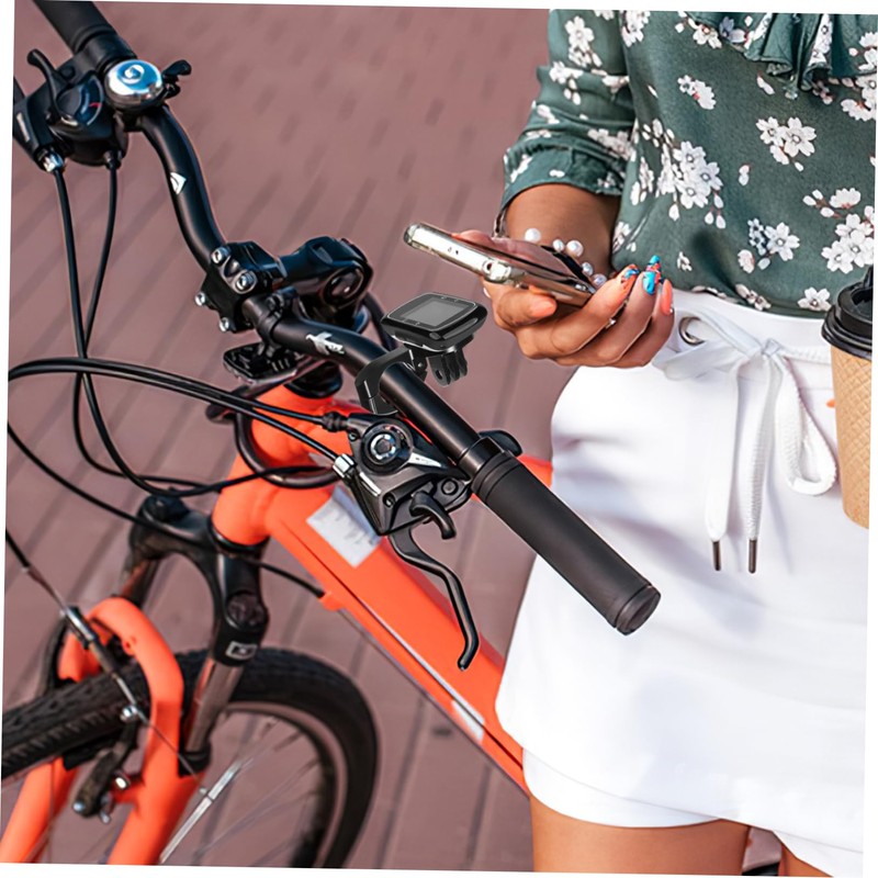 TEHAUX 1 Set Bike Computer Mount Adapter Durable Cycling Computer