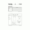 Burda B7100 Dress Sewing Pattern 19 x 13 cm