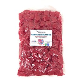 Yankee Traders Brand Cinnamon Buttons Wrapped Candy, 4 Pound