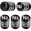 DECURCAR Tire Valve Stem Caps Cover - (5 Pack) Air