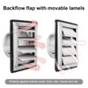 4 Inches Metal Dryer Vent Cover Outdoor Stainless Steel Louvered
