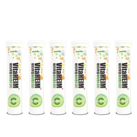Vitaheim Germany Effervescent Vitamin C 500 20 Tablets 6 Bottles/Effervescent Vitamin C / 비타하임 독일 발포비타민C500 20정 6통발포비타민C