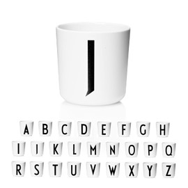 Design Letters Baby and Kids Eco Cup (J) | Available from A-Z |6+ months | Drop Safe Training Sippy Cups with Unique Design for Toddlers & Babies | Dishwasher, Phthalates, BPA & BPS Free