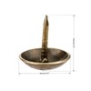 dophee 100Pcs 9x9mm Antique Brass Upholstery Nail, Tiny Decorative Upholstery
