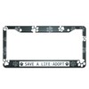 HOSNYE Save A Life Adopt License Plate Frame Blank Paw