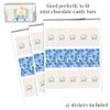 Watercolor Dahlia Floral Giraffe Boy Baby Shower Sticker Bundle Kit