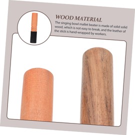 Gatuida 2pcs Tibetan Singing Bowl Mallet Durable Wooden Sound Strikers for Yoga Meditation Healing Music Instrument Tones for Stress Relief and