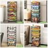 Newzealkids Fruit Vegetable Storage Basket 5 Tiers Stackable Metal Wire