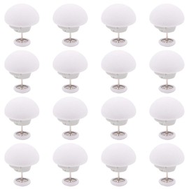 WANGCL 16 Pcs Reusable Fixing Buckle Non-Slip Quilt Holder Sheet Holder Quilt Cover Clip Fixing Down Duvet Socks a one-key unlocking design (White)