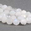 Piedra lunar de 6 mm con abalorio redondas y sueltas,
