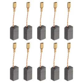 sourcing map 10pcs Carbon Brush 13mm x 7.9mm x 6mm Grinder Brush 100# Electric Motor Replacement Part Rotary Tool Cutting Machine Polisher Brushes for Repair Power Tools