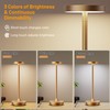 Willdoak Cordless Table Lamp Rechargeable - 6000mAh LED Battery Operated