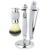 Union Razors SS5W 3 Piece Shaving Set - White