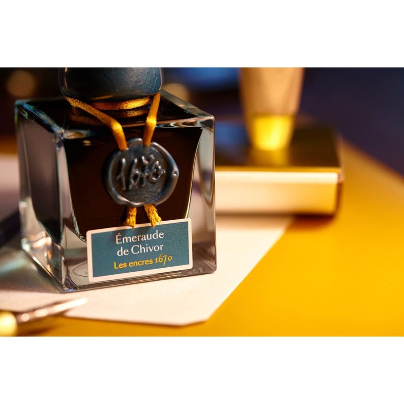 Jacques Herbin Collection 1670 15035JT Ink Bottle 50 ml Emerald