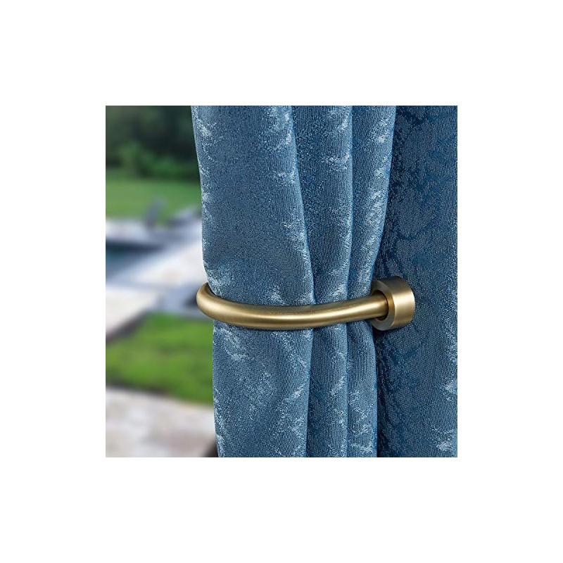 Premium Curtain Holdback, Quality Metal Decorative Curtain Holdbacks with Zinc