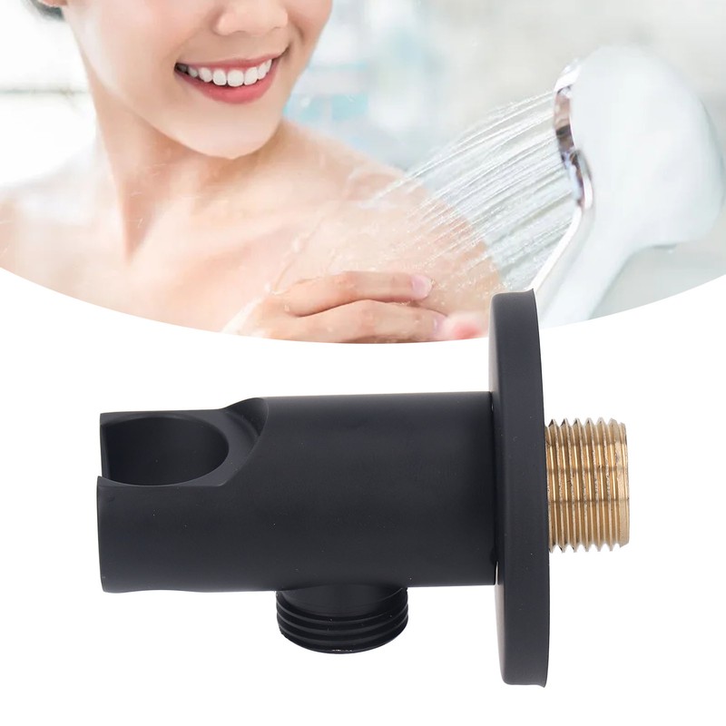 Shower Head Holder Adjustable Copper Handheld Shower Wand Holder for