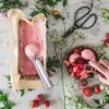 Cuchara de helado grande de 7 pulgadas antiadherente y anticongelante,