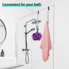 FYHJTRT 4PCS 10" Shower Door Hooks – Heavy Duty No