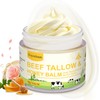 Beef Tallow and Honey Balm for Skin,Tallow Face Moisturizer Cream