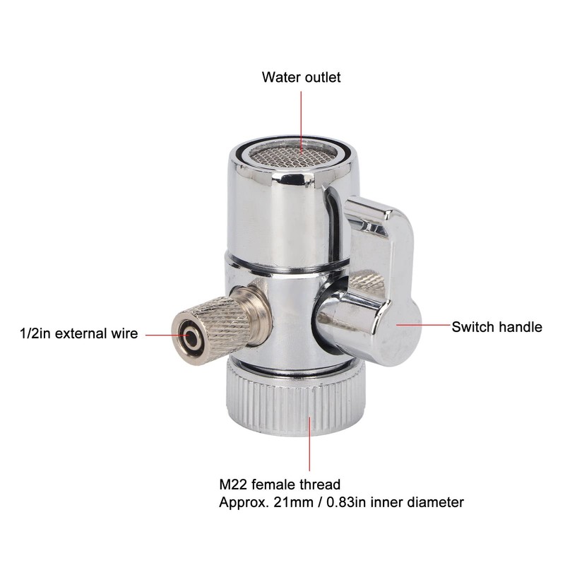 3 Piece Diverter Valve for Basin Faucet, Diverter Valve for