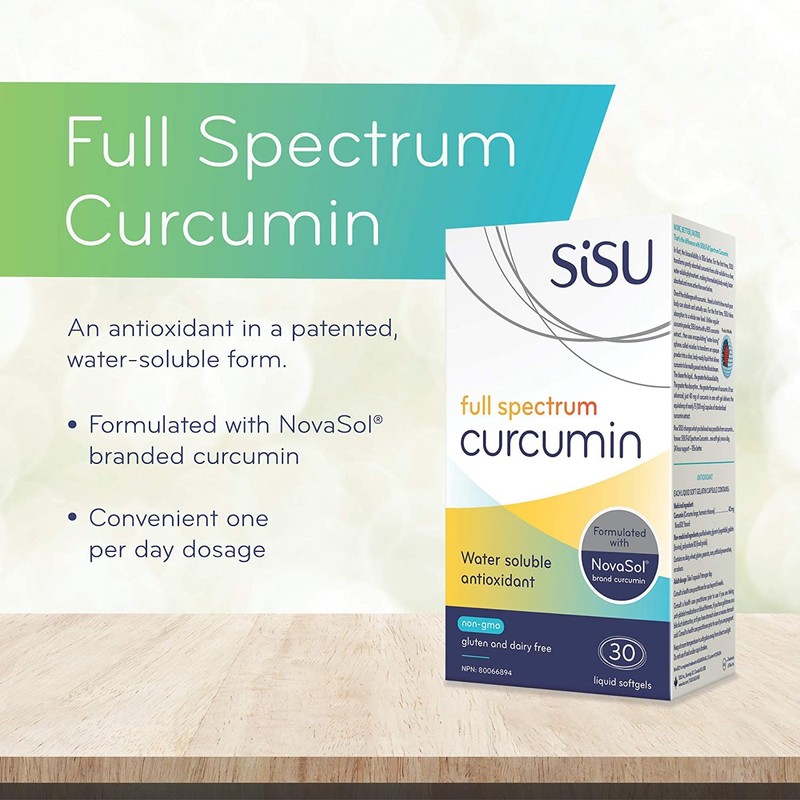 SISU - Full Spectrum Curcumin (NovaSol) 30 softgels