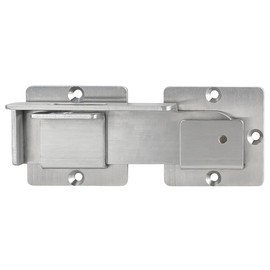 Flip Gate Latch with Padlock Hole,gate Latch for Fence, Heavy Duty Double gate Latch for Wooden Fence,Swing and Sliding Open Gate,Barn Door, Shed, Vinyl Fence, Yard