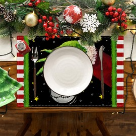 Christmas Placemats Christmas Nightmare Before Table Mats Christmas Decor Jack and Sally Decor Christmas Christmas Decorations for Party
