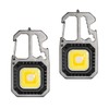 [Multi-Function LED Light] Cob Mini Flashlight Keychain Light, 500 Lumens
