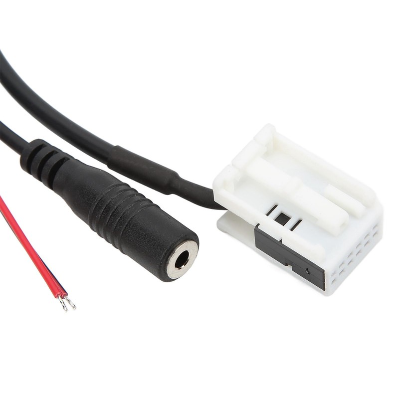 Qiilu Bluetooth Aux Audio Cable Adapter, 12-Pin Car Radio RD4