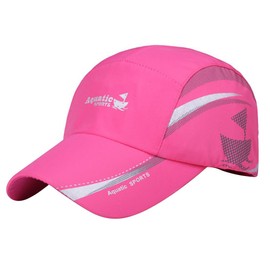 Summer Cap Unisex Quick-Drying Sun Hat Ultra Thin Waterproof Summer Cap Sun Protection Sun Cap Women Men Summer Hat Adjustable Sports Cap Summer Hiking Snapback Cap Sport Golf Outdoor, pink