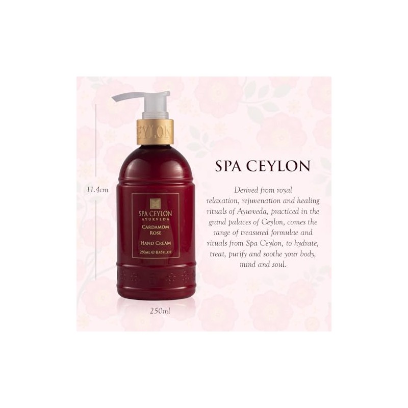 SPA CEYLON- Crema de manos con cardamomo y rosa |