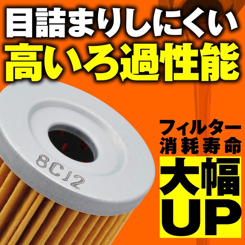 Daytona 98744 Replacement Oil Filter for Motorcycles, Serial Number F-19