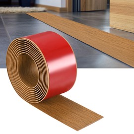 M METERXITY Floor Transition Strip Self Adhesive, 10FTx2.99Inch PVC Laminate Flat Divider Door Transition Strip for Joining Floor Gaps/Tiles/Carpet/Doorways [Yellow Oak]