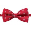 Retreez Men Woven Pre-tied Bow Tie Snowflake Christmas 13 cm