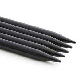 LANTERN MOON  EBONY DOUBLE POINTED KNITTING NEEDLES  US 10.75  -  7.0 MM  -  6"