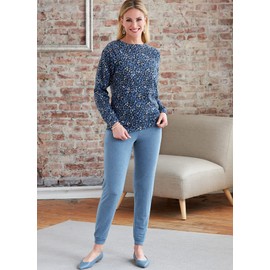 Butterick Misses' Knit Dress, Top, Skirt and Pants Sewing Pattern Kit, Code B6859, Sizes L-XL-XXL, Multicolor