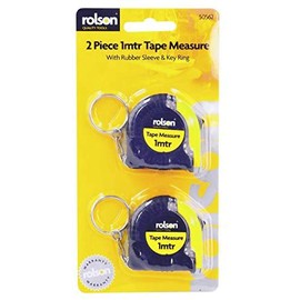 Rolson 50562 2 pc 1 mtr Tape Measure