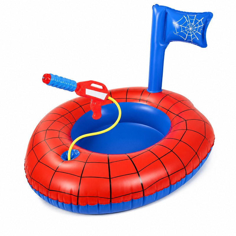 Kids’ Pool Float with Water Gun – Inflatable Ride-On Water