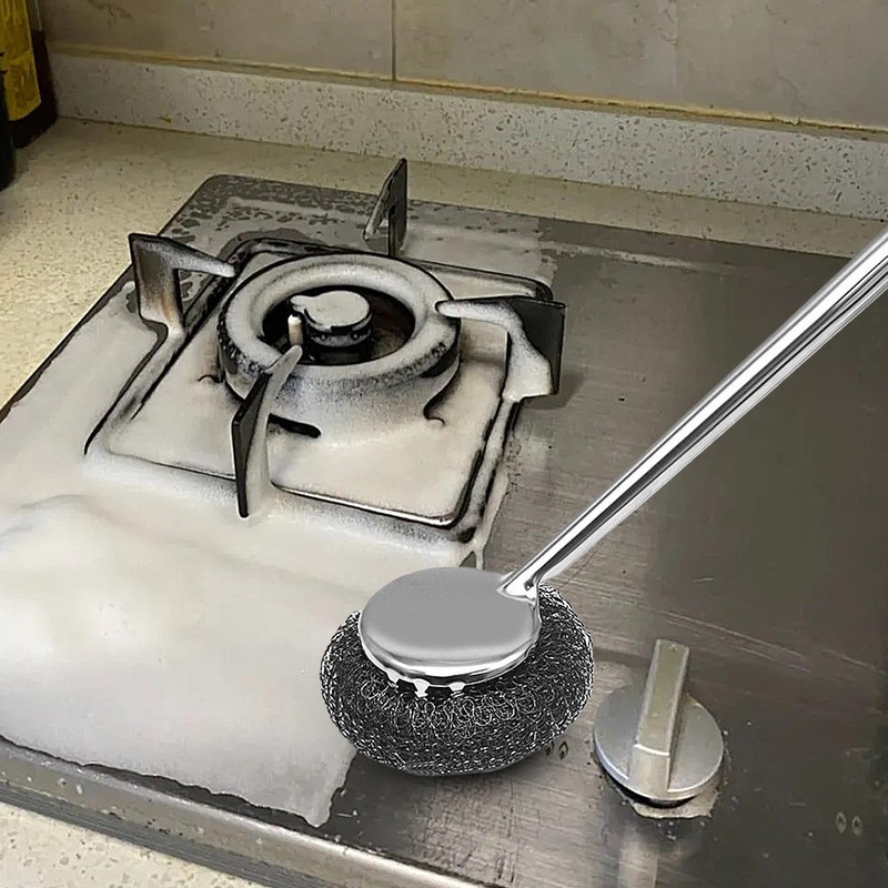 Steel Wool Scrubber - High-Density Polishing Stainless Steel Scrubbing Pads