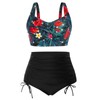 Hanna Nikole Women Two Piece Bikini Set Plus Size Back
